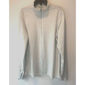 Patagonia Womens Gray 1/2 Zip Capilene 2 Base Layer Lightweight Top XL Outdoors